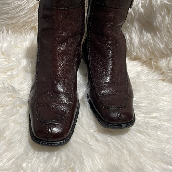 Bally brown Corian Ankle Boots size 37 made in Italy - Picture 9 of 11